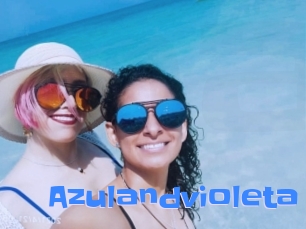 Azulandvioleta