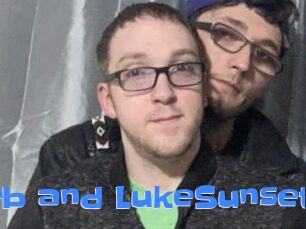 Caleb_and_LukeSunset